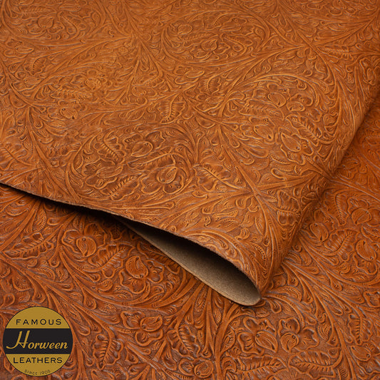 HORWEEN DUBLIN WESTERN FLORAL - CHESTNUT - 3.2/3.6mm